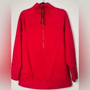 Women's Fabletics Red Half-Zip Sweater. Small